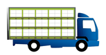 Vrachtwagen met laadbrug 5T